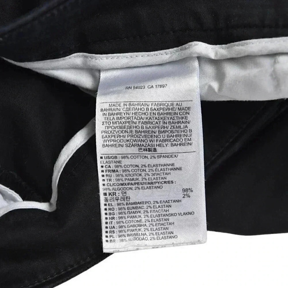 Banana Republic Hampton Ankle Crop Pant Trouser Straight Leg  Black Size 4 - Picture 8 of 12